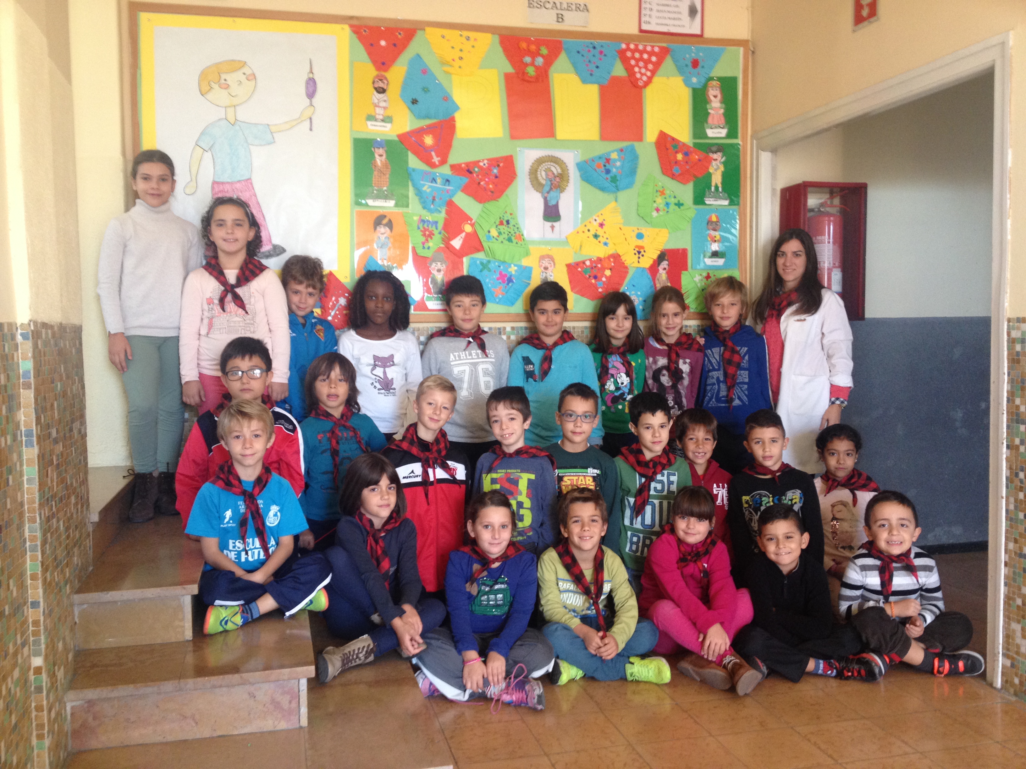 Los alumnos de 3º de Primaria les desean unas felices fiestas del Pilar